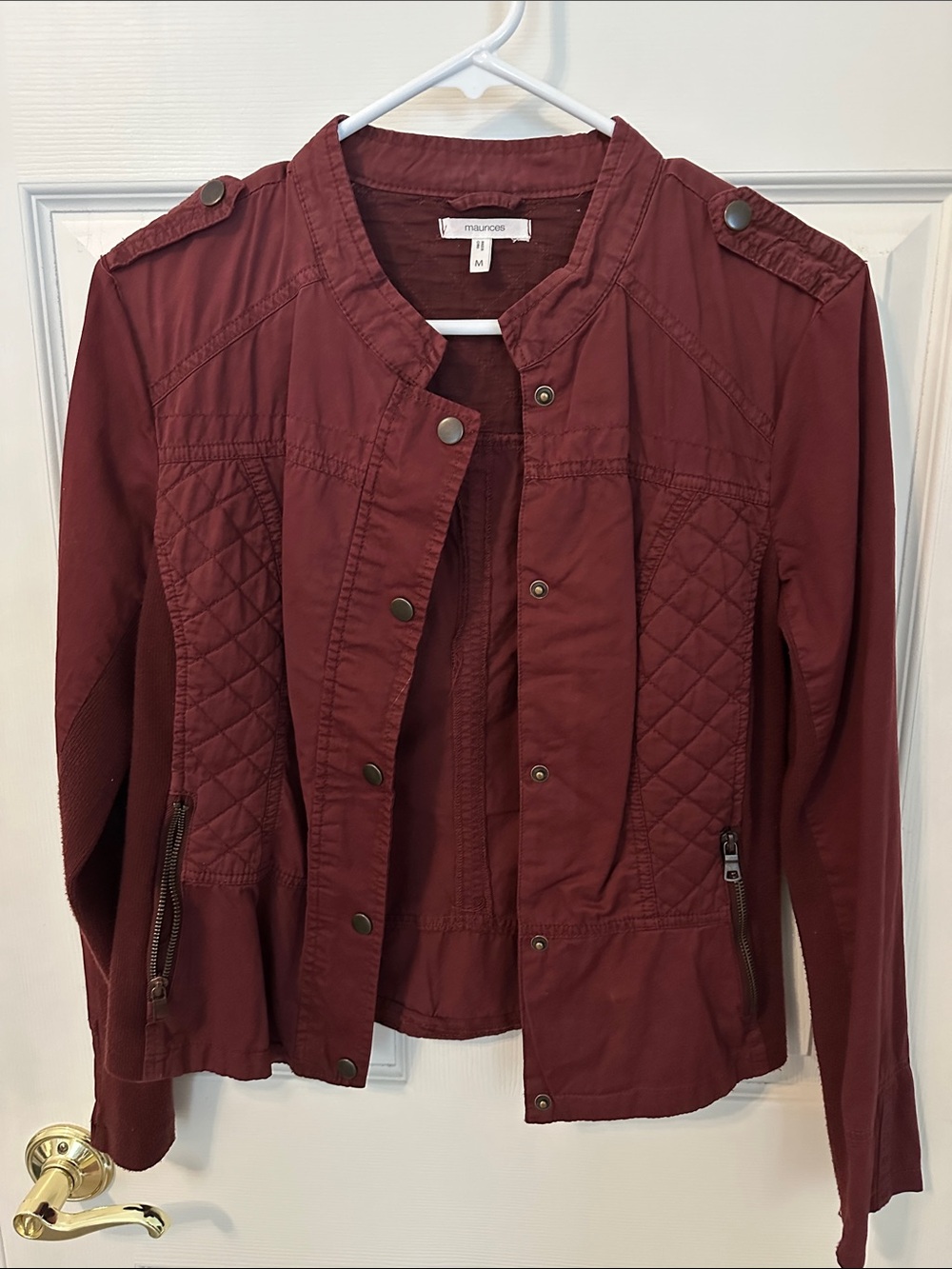 Maurice’s snap front light jacket